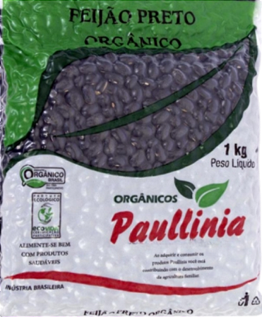 Feijão Preto Orgânico Paullinia 1kg