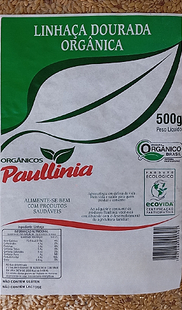 Linhaça Dourada Orgânica Paullinia 500g