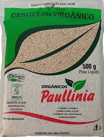 Gergelim Orgânico Paullinia 500g