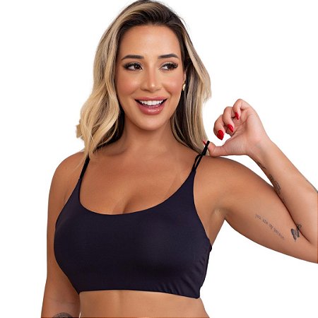Sutiã Vivíssima Laís com Bojo Removível Preto