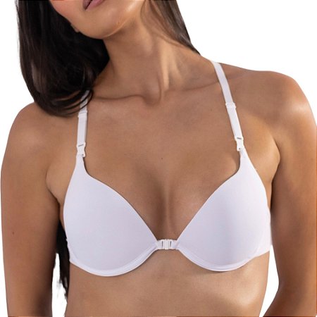 Sutiã Vivíssima Bojo Push Up Alça Multifuncional Branco