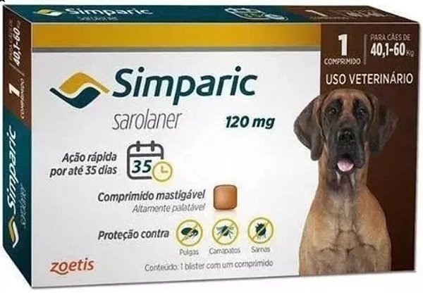 Simparic 120mg 40,1 A 60 Kg