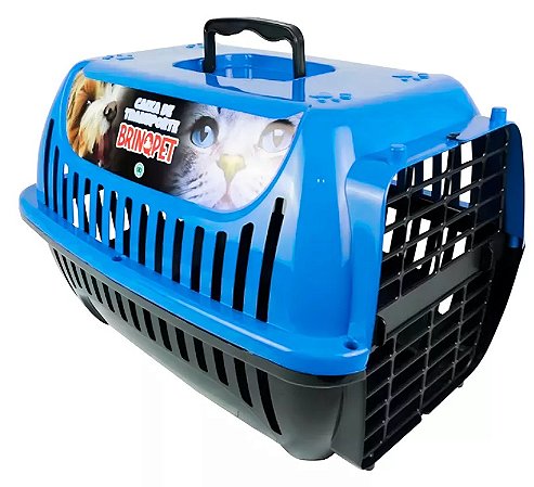 Caixa Transporte N°2 Cães/gatos C/4 Travas Brinqpet