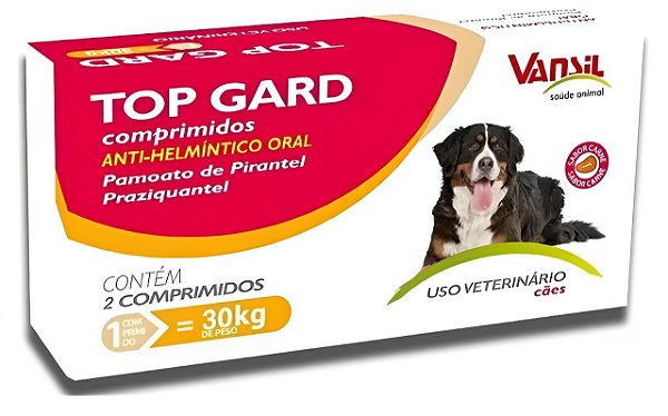 Top Gard 1980mg 30 Kg - 02 Comprimidos
