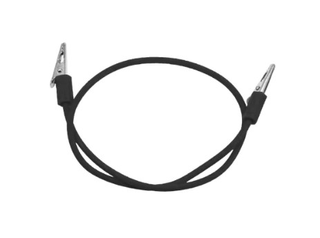 PRENDEDOR DE BABADOR JACARE SILICONE PRETO LYSANDA