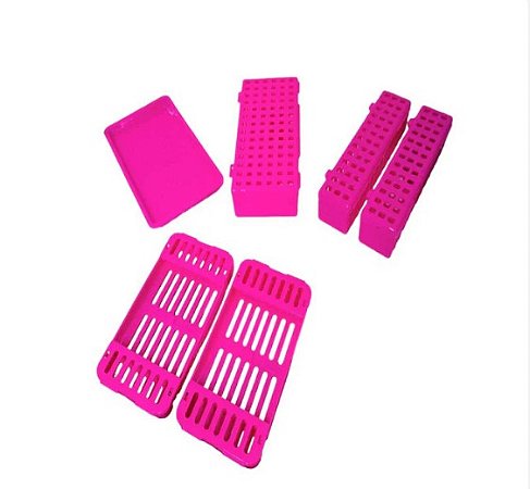 KIT ESTOJO PARA ESTERILIZAÇÃO STERILYS PLUS ROSA PINK LYSANDA