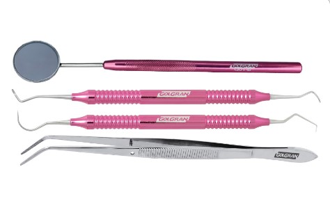 KIT CLINICO 4 PCS ROSA GOLGRAN