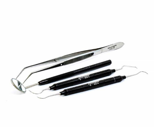 KIT CLINICO 4 PCS BLACK GOLGRAN