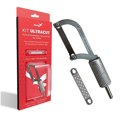 KIT ULTRACUT ARCO + SERRA + TIRA DIAMANTADA  AMERICAN BURRS
