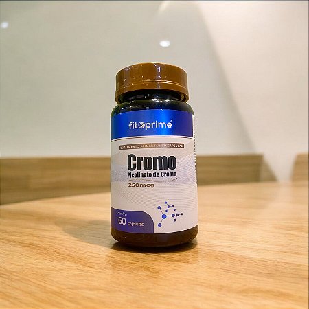 Picolinato de Cromo 250 mcg - 60 Cápsulas