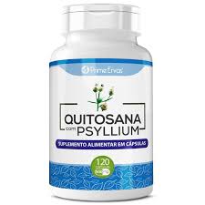 Quitosana com Psyllium 120 Cápsulas