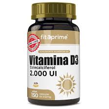 Vitamina D3 2.000 UI 150 Cápsulas