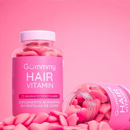 gummy hair cabelos e unhas 180g tutti frutti