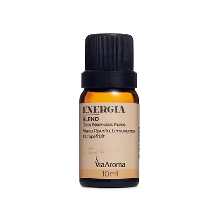Blend de Óleos Essenciais Energia Via Aroma - 10ml