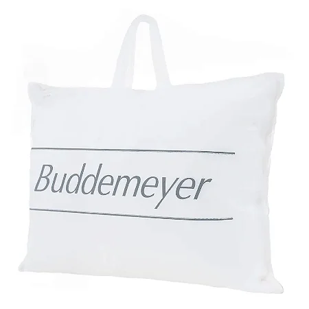 Travesseiro 50x90cm Buddemeyer Toque de Pluma Algodão Branco 50x90