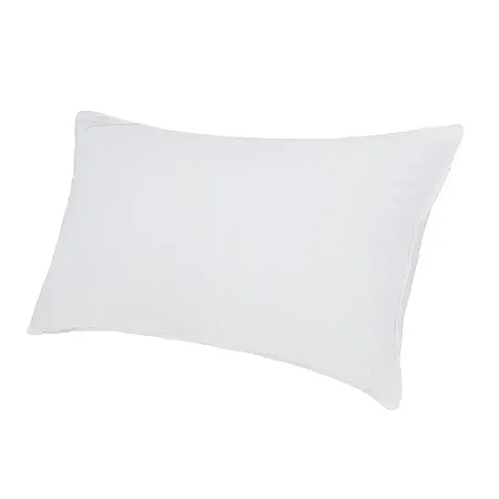 Travesseiro 50x90cm Buddemeyer Luxus Pluma Luxus Branco