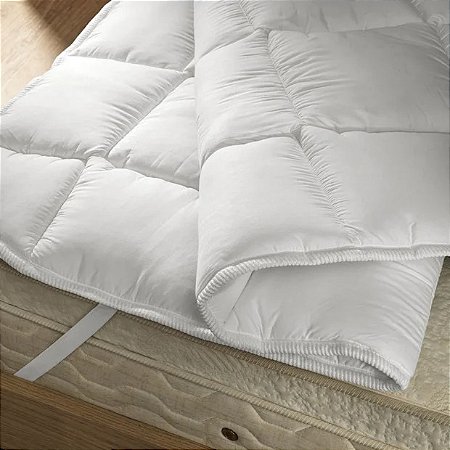 PILLOW TOP CASAL CONFORTO BRANCO KARSTEN