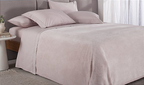 Cobertor Casal Vision Silky Rosa
