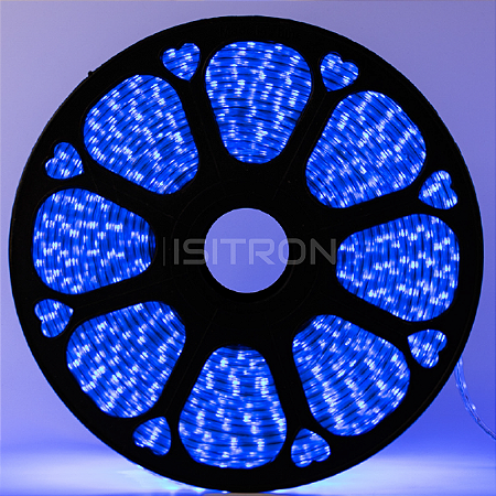 Mangueira Led 100 Metros Azul IP67 5050 Chata
