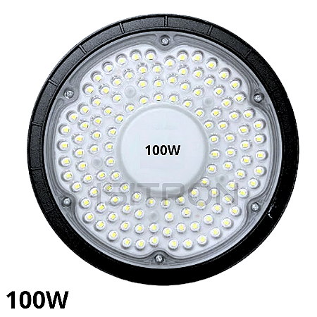 Luminária de Led UFO 100W high bay Industrial Smd