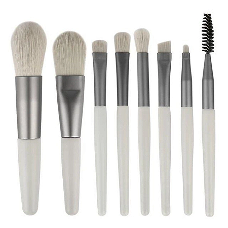Kit de Pincel com 8 mini pincéis Make - Lolita