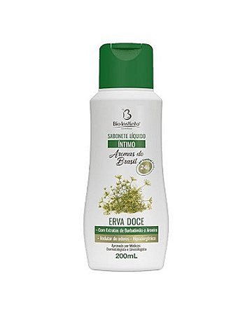 Sabonete Líquido Íntimo Aromas do Brasil Erva Doce - Bio Instinto 200ml