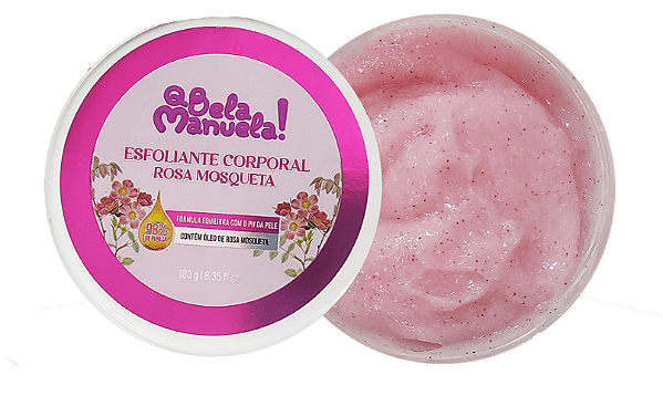Esfoliante Corporal Rosa Mosqueta Q Bela Manuela 180g