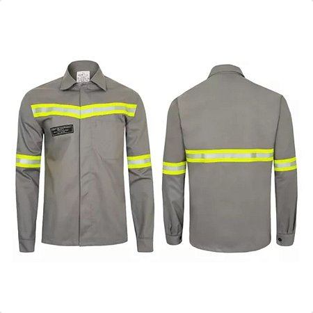 Camisa Risco 2 Cinza