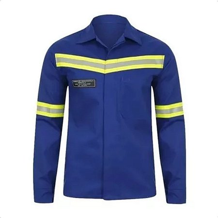 Camisa Risco 2 Azul Royal