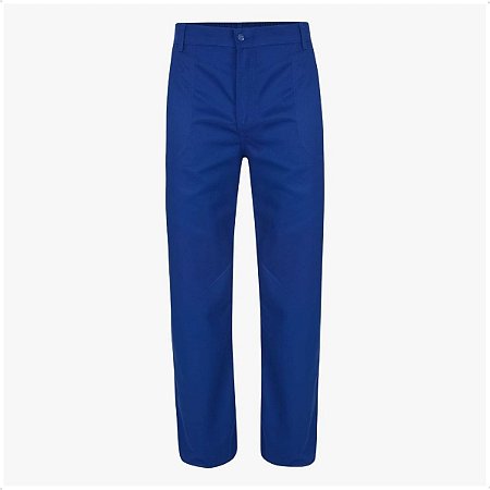 Calça De Brim Azul Royal