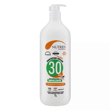 Protetor Solar Nutriex Fps30 Repelente 1 Litro