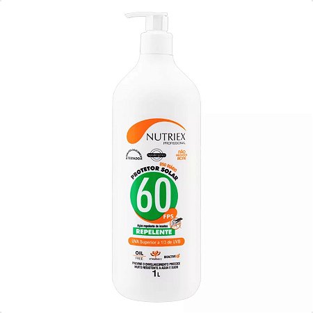 Protetor Solar Nutriex Fps60 Repelente 1 Litro