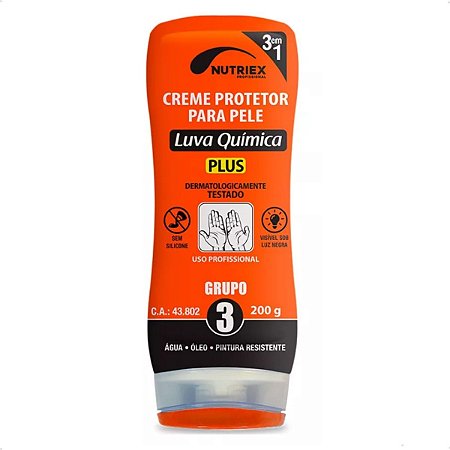 Creme Nutriex Luva Quimica Grupo 3