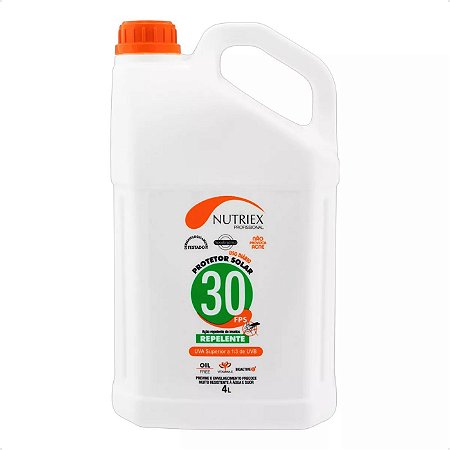 Protetor Solar Nutriex Fps30 Repelente 4 Litros