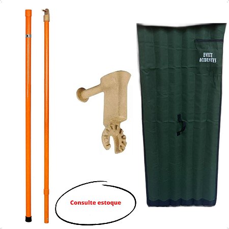 Vara De Manobra 2 Elementos CabeÇote Bolsa