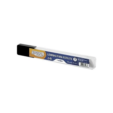 Laminas para Estilete 9Mm com 10 Unidades Brw