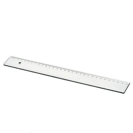 Regua Cristal Resistente 30 Cm Acrimet 981