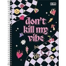 Caderno Univ Capa Dura 10 Materias Capricho Tilibra