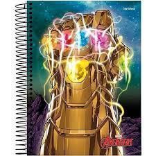 Caderno Univ Capa Dura 10 Materias Avengers 160f Starschool Jandaia