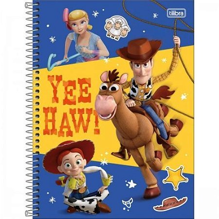 Caderno Univ Capa Dura 1 Materia Toy Story 80f Tilibra