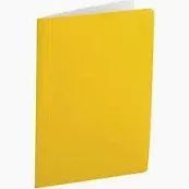 Pasta Papelao com Grampo Plastico Amarela Polycart