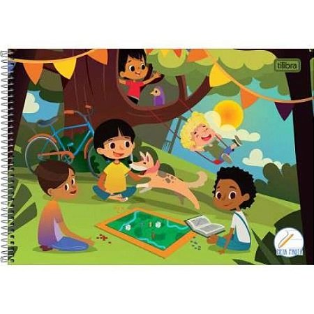 Caderno Esp Cd Meia Pauta Sapeca 40 Fls Tilibra