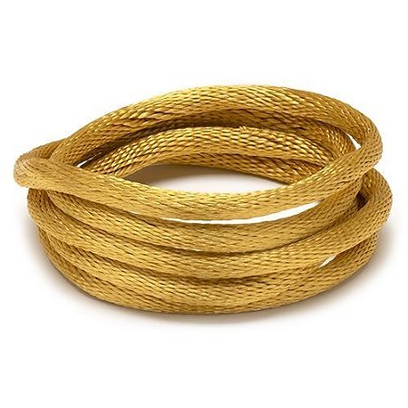 Cordao De Cetim 1,0 Mm Dourado com 50m Artepunto