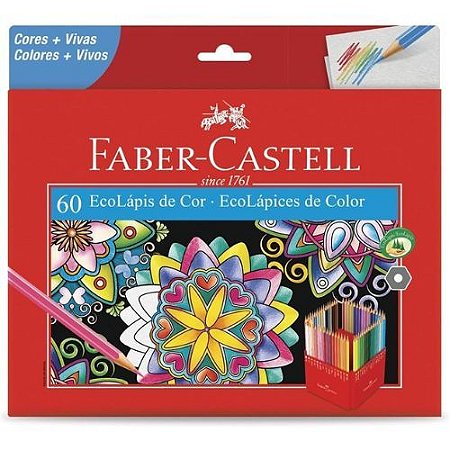 Ecolapis de Cor 60 Cores Faber Castell