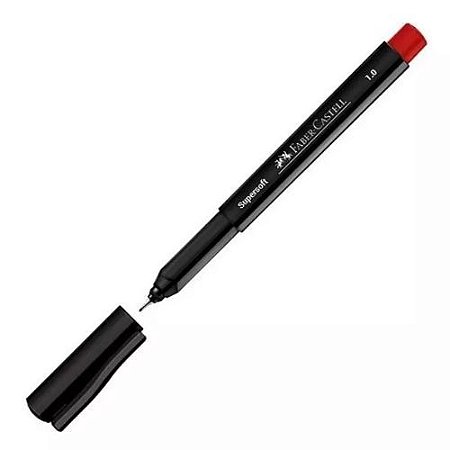 Caneta Supersoft Pen 1.0MM Vermelha Faber Castell