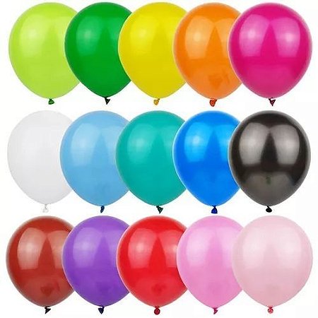 Balao Liso N 9 Cores com 30 Joy