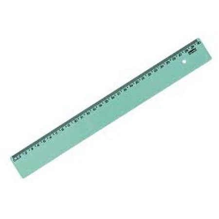Regua 30Cm New Line Verde Maxcril