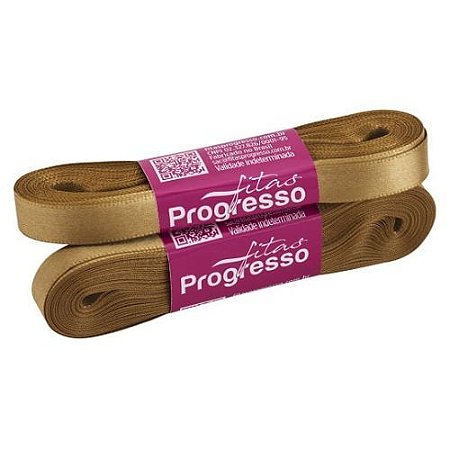 Fita de Cetim CF002 10mmx10m 228 Ouro Progresso