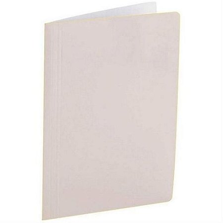 Pasta Papelao com Grampo Plastico Branca Polycart