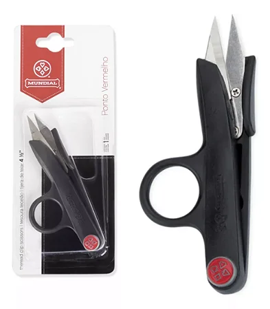 Tesoura Tecelao Ponto Vermelho Mundial 601n-4.1/2